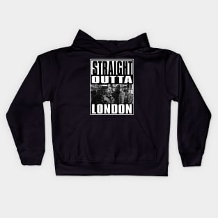 Straight Outta London (Version 1) Kids Hoodie